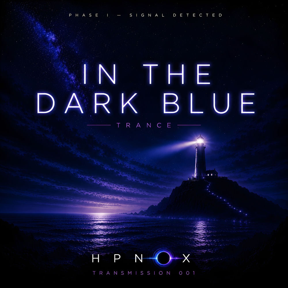 In the dark blue